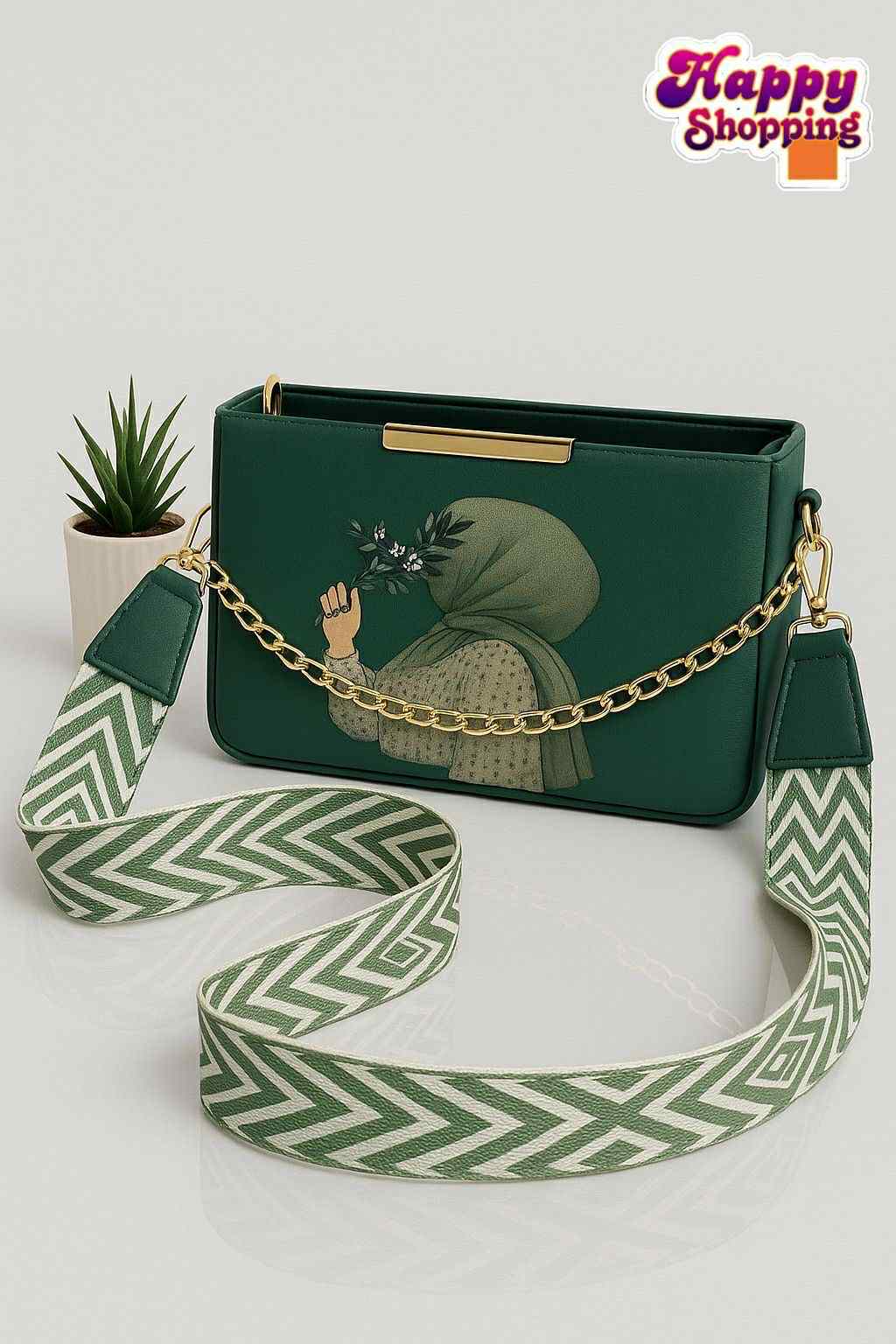 CHARMIQUE HOODED GIRL CHIC BAG